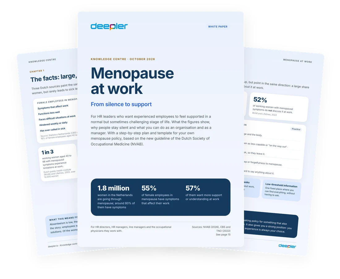 Preview of the white paper Menopause at work