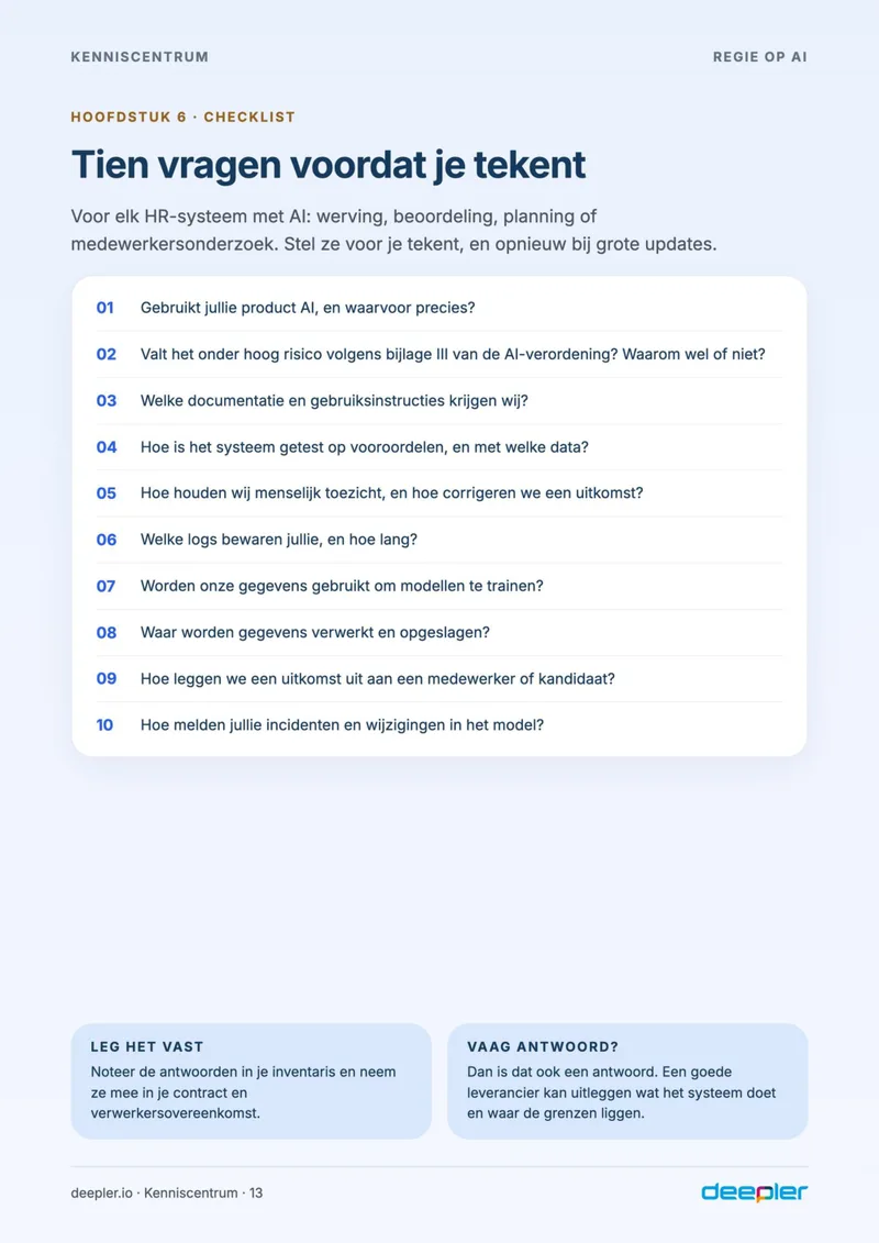 Pagina uit de whitepaper: Tien vragen voordat je tekent
