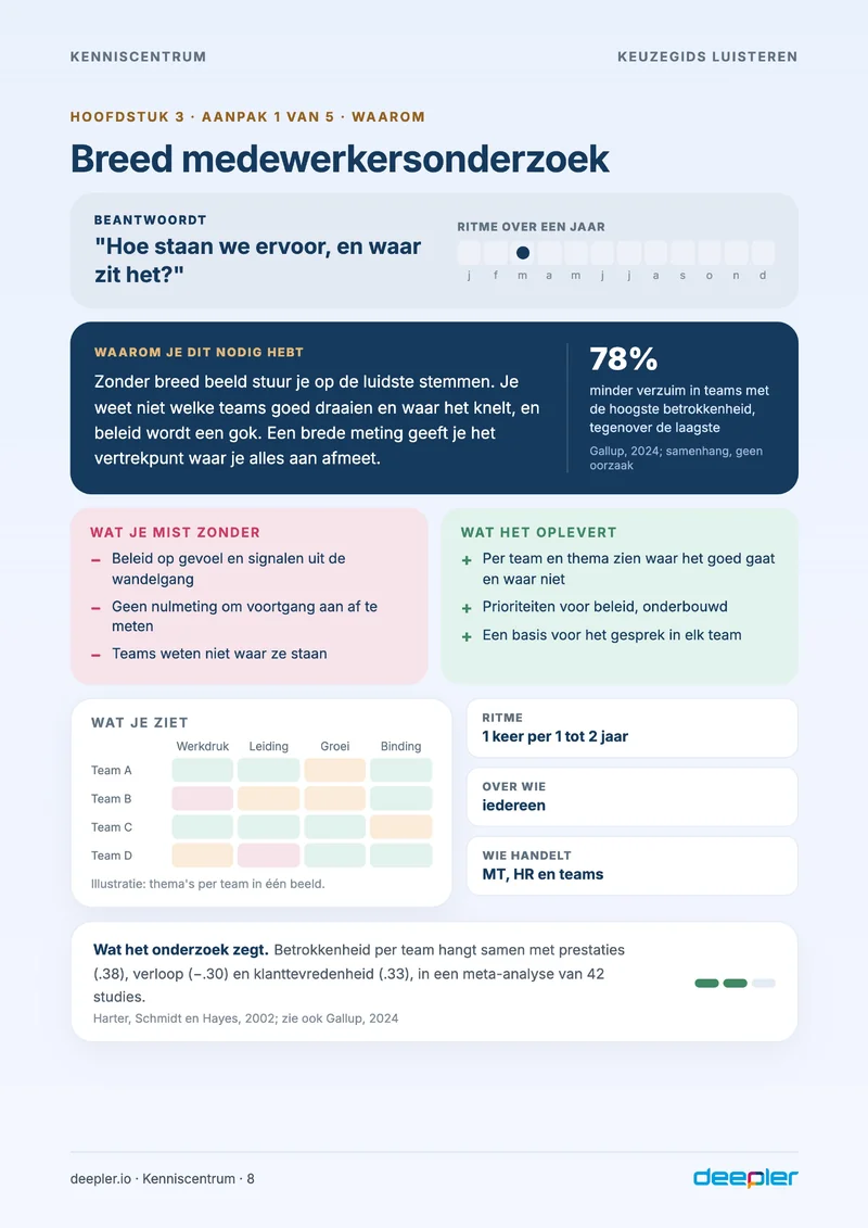 Pagina uit de whitepaper: Breed onderzoek: waarom en wanneer