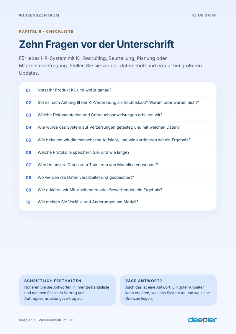 Seite aus dem Whitepaper: Zehn Fragen vor der Unterschrift
