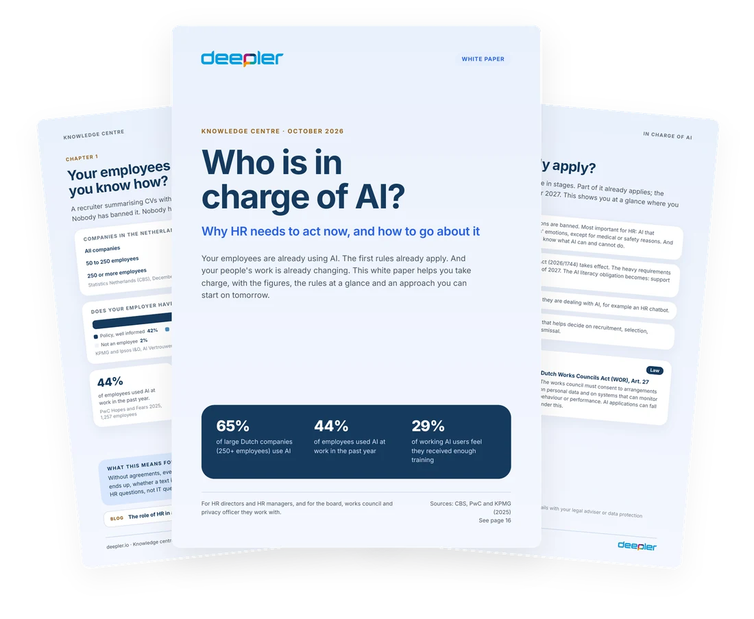 Preview of the white paper Who is in charge of AI?