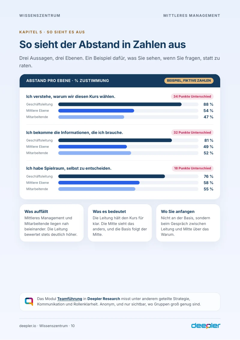 Seite aus dem Whitepaper: Der Abstand in Zahlen