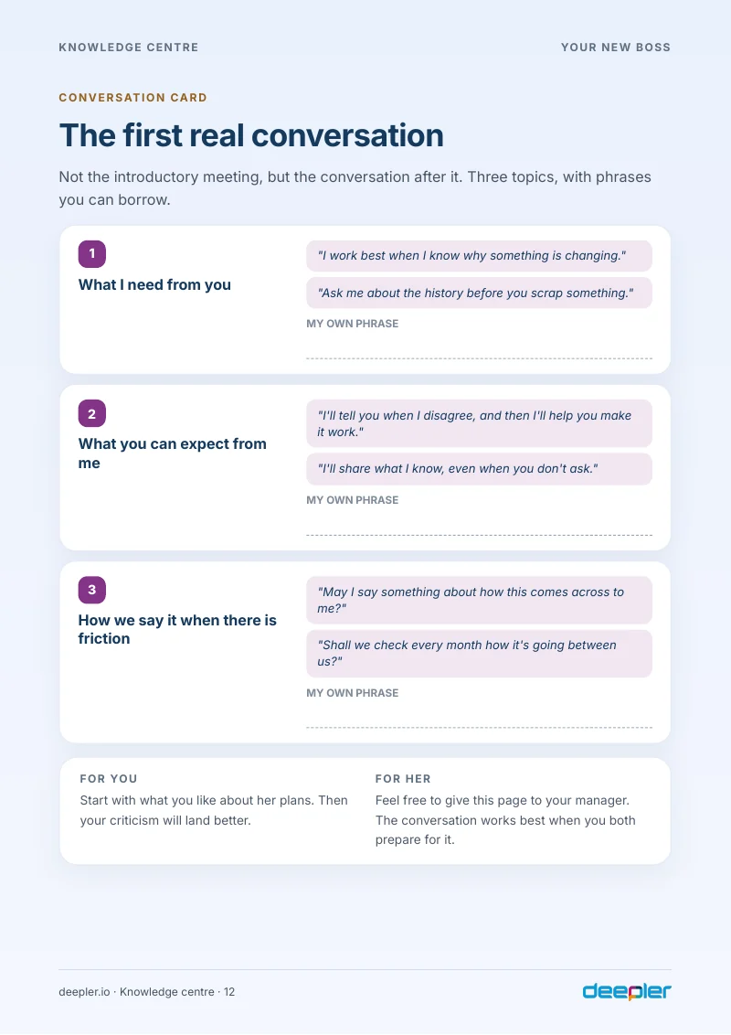 Page from the white paper: The first real conversation