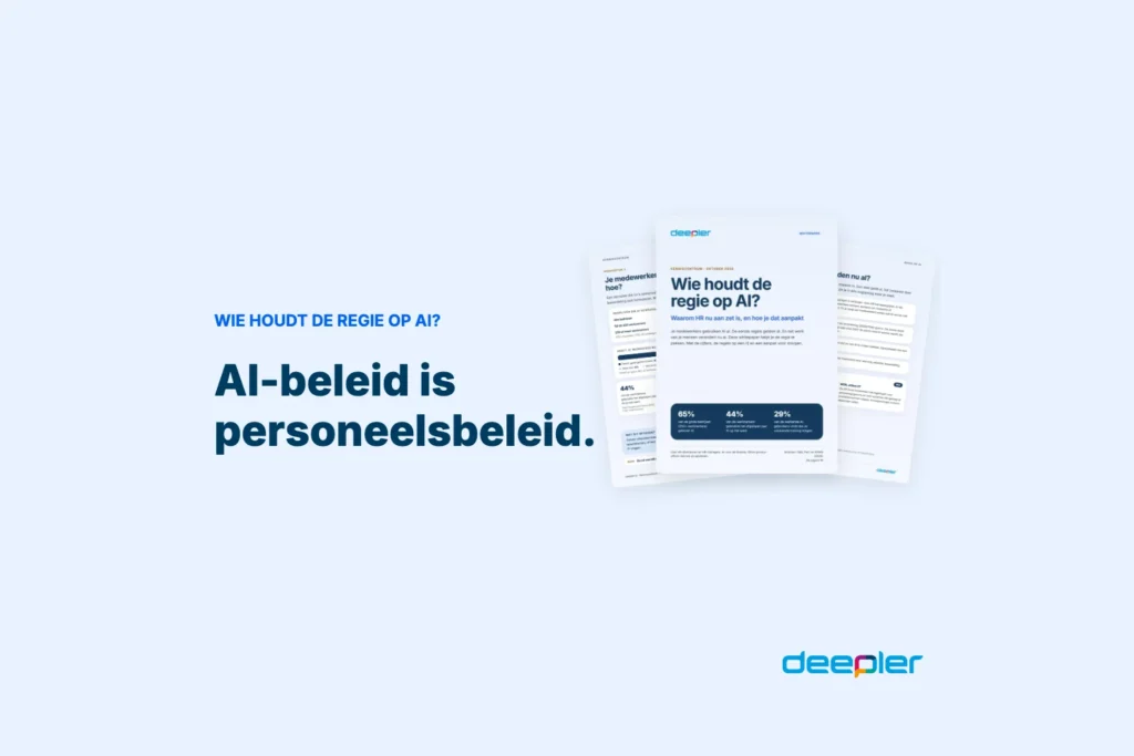 AI-beleid is personeelsbeleid. | Wie houdt de regie op ai?