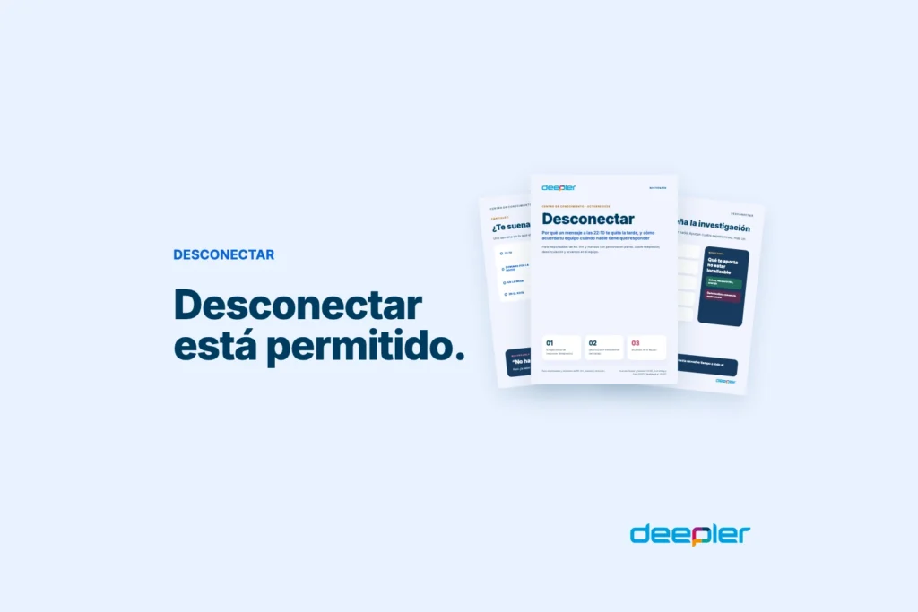 Cabecera del blog de Deepler con el texto: Desconectar está permitido.