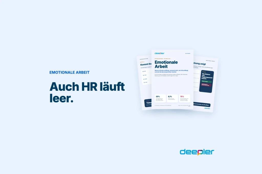 Deepler Blog-Header mit dem Text: Auch HR läuft leer.