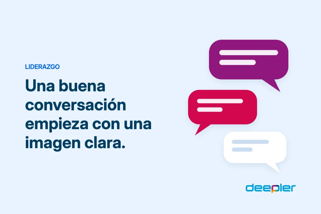 Cabecera del blog de Deepler con el texto: Una buena conversación empieza con una imagen clara