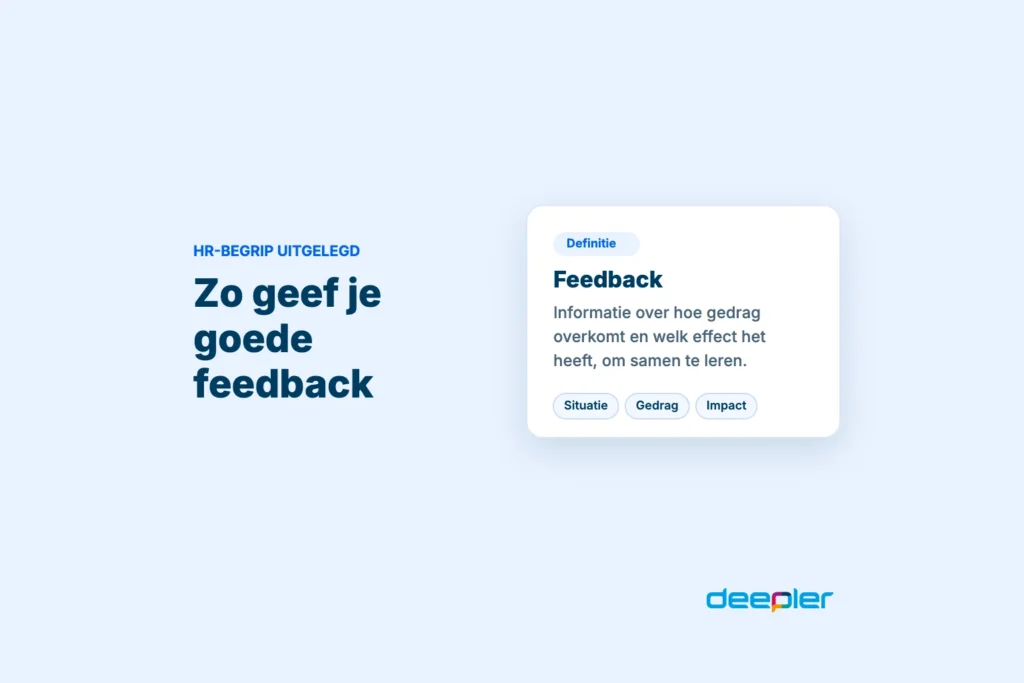 Zo geef je goede feedback