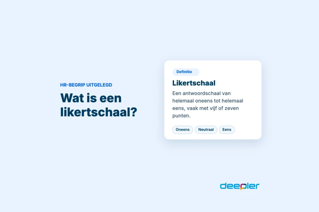 Wat is een likertschaal?