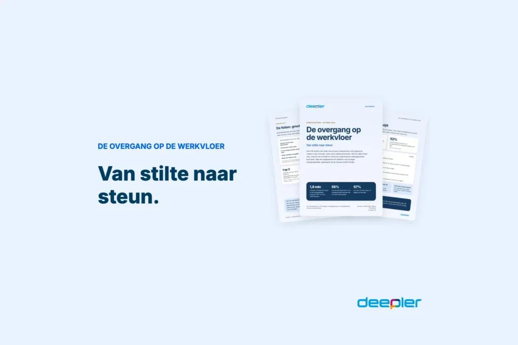 Van stilte naar steun. | De overgang op de werkvloer