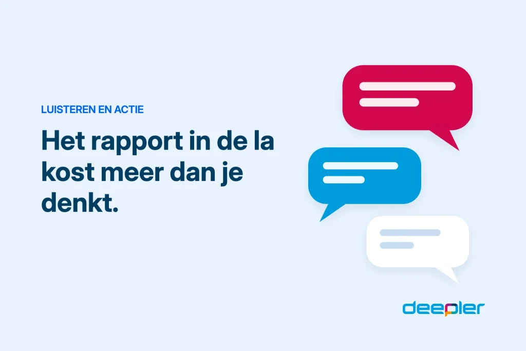 Deepler-header over resultaten MTO: Het rapport in de la kost meer dan je denkt.