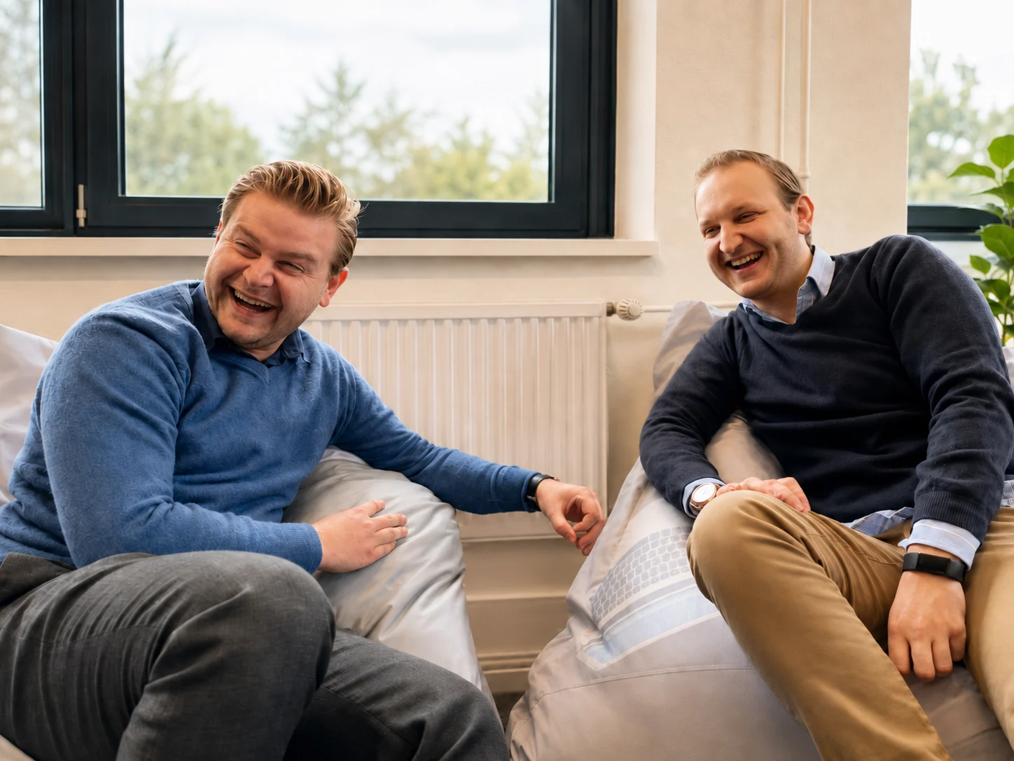 Stijn van der Vat en Leon zu Salm-Salm, oprichters van Deepler