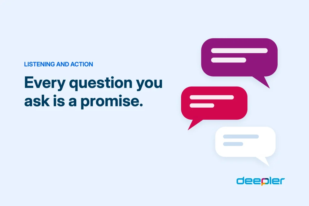 Deepler blog header with the text: Every question you ask is a promise