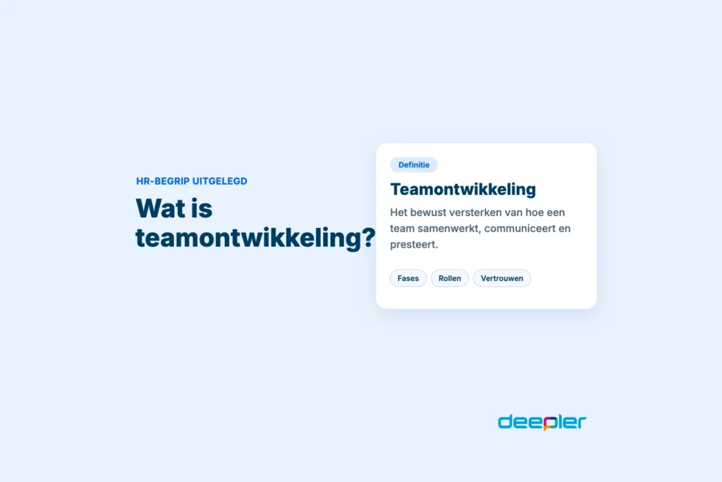 Wat is teamontwikkeling?