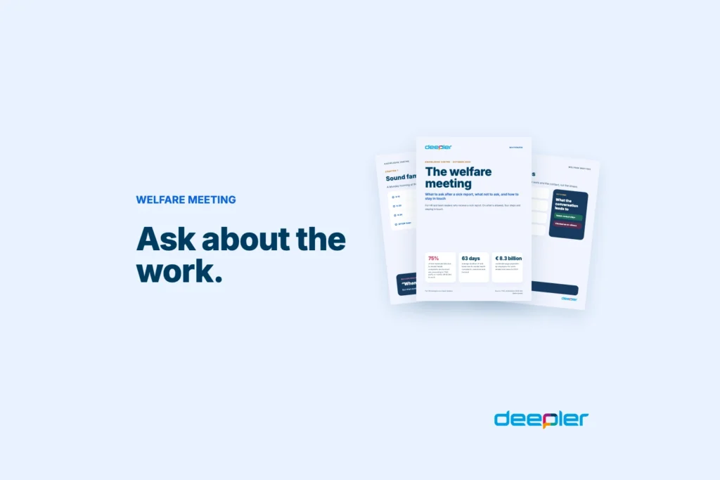 Deepler blog header with the text: Ask about the work