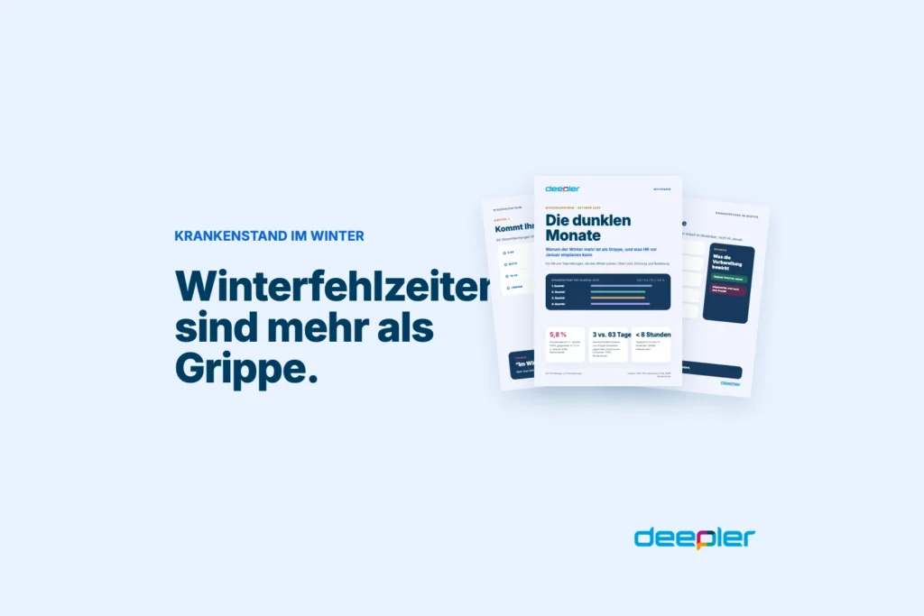 Deepler Blog-Header mit dem Text: Winterfehlzeiten sind mehr als Grippe