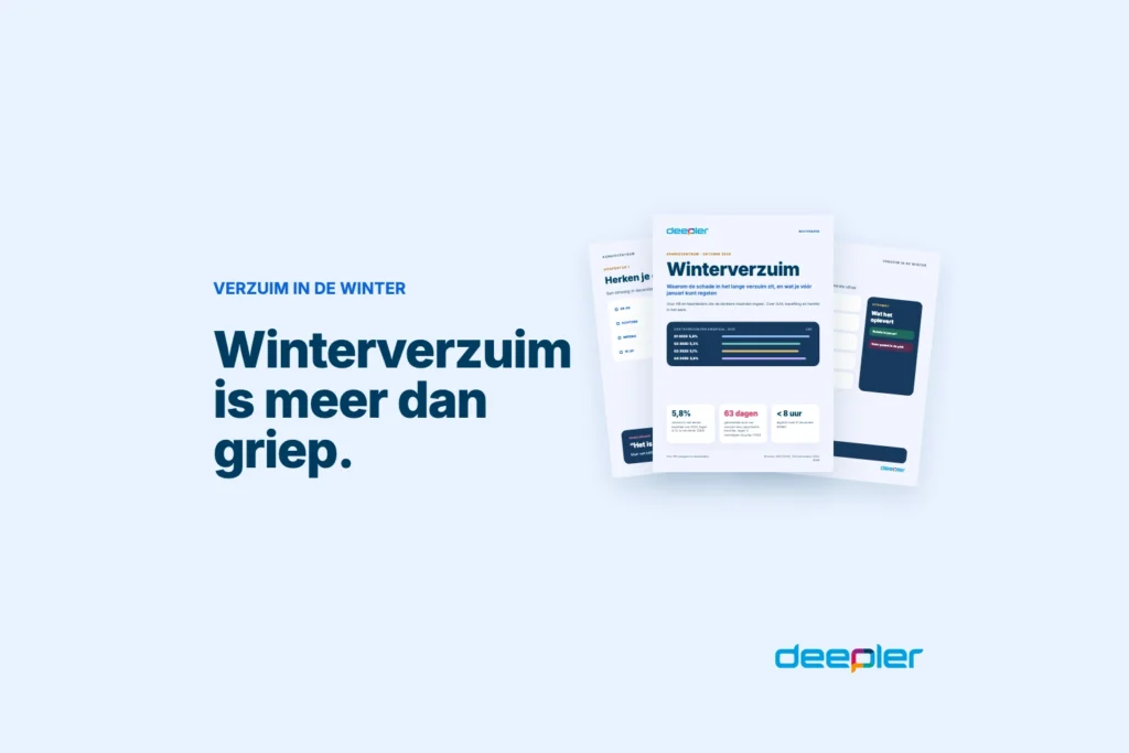 Deepler-header met de tekst: Winterverzuim is meer dan griep