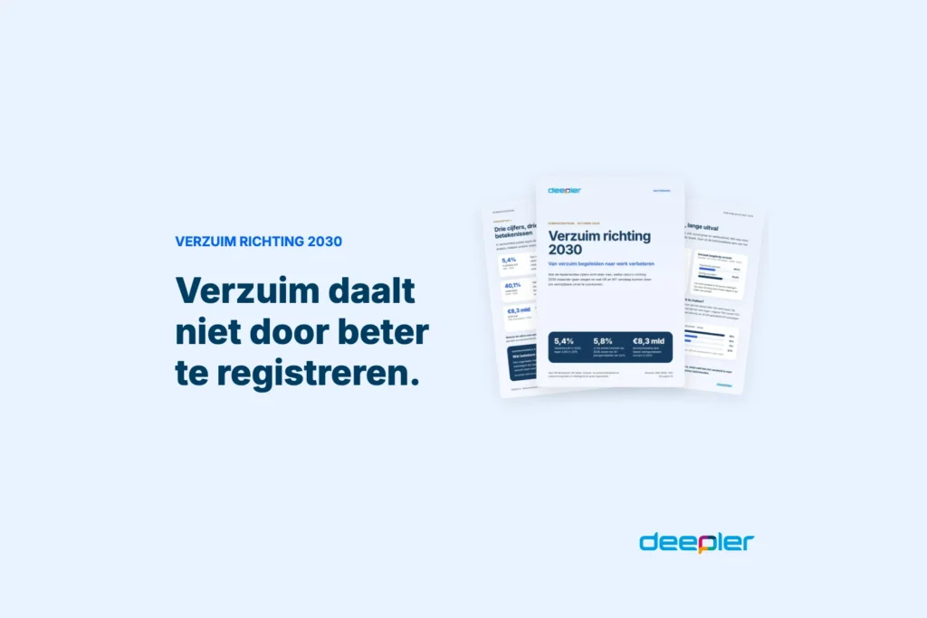 Verzuim daalt niet door beter te registreren. | Verzuim richting 2030